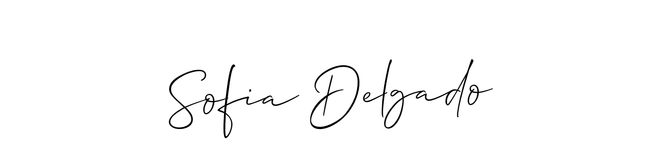 Similarly Allison_Script is the best handwritten signature design. Signature creator online .You can use it as an online autograph creator for name Sofia Delgado. Sofia Delgado signature style 2 images and pictures png