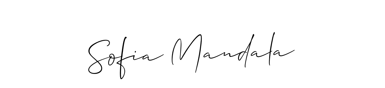 Once you've used our free online signature maker to create your best signature Allison_Script style, it's time to enjoy all of the benefits that Sofia Mandala name signing documents. Sofia Mandala signature style 2 images and pictures png