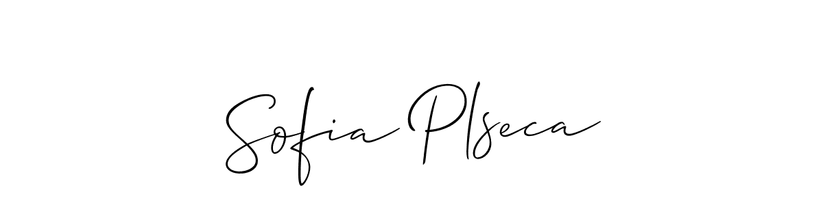 if you are searching for the best signature style for your name Sofia Plseca. so please give up your signature search. here we have designed multiple signature styles  using Allison_Script. Sofia Plseca signature style 2 images and pictures png