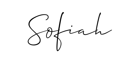 How to make Sofiah name signature. Use Allison_Script style for creating short signs online. This is the latest handwritten sign. Sofiah signature style 2 images and pictures png