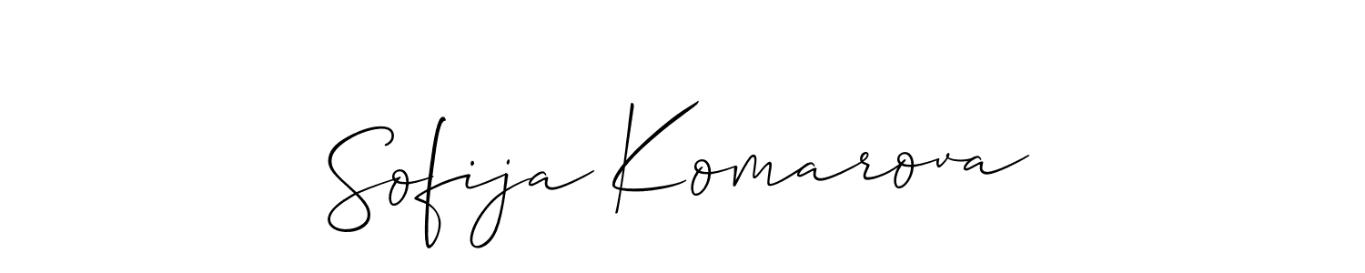 Once you've used our free online signature maker to create your best signature Allison_Script style, it's time to enjoy all of the benefits that Sofija Komarova name signing documents. Sofija Komarova signature style 2 images and pictures png