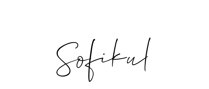 You should practise on your own different ways (Allison_Script) to write your name (Sofikul) in signature. don't let someone else do it for you. Sofikul signature style 2 images and pictures png