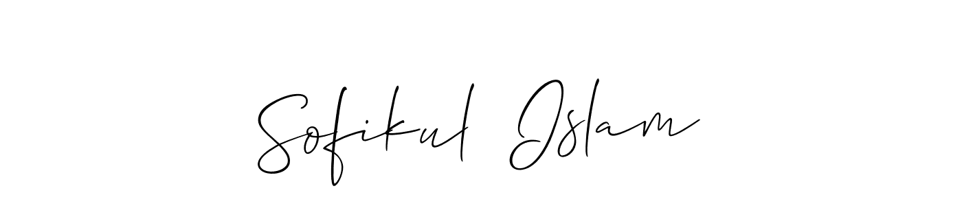 It looks lik you need a new signature style for name Sofikul  Islam. Design unique handwritten (Allison_Script) signature with our free signature maker in just a few clicks. Sofikul  Islam signature style 2 images and pictures png
