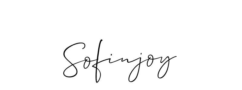 The best way (Allison_Script) to make a short signature is to pick only two or three words in your name. The name Sofinjoy include a total of six letters. For converting this name. Sofinjoy signature style 2 images and pictures png