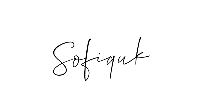 Similarly Allison_Script is the best handwritten signature design. Signature creator online .You can use it as an online autograph creator for name Sofiquk. Sofiquk signature style 2 images and pictures png