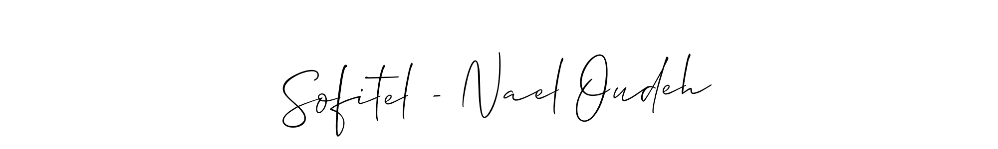 It looks lik you need a new signature style for name Sofitel - Nael Oudeh. Design unique handwritten (Allison_Script) signature with our free signature maker in just a few clicks. Sofitel - Nael Oudeh signature style 2 images and pictures png