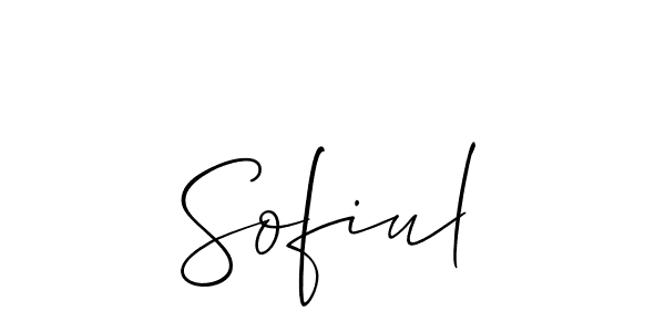 Sofiul stylish signature style. Best Handwritten Sign (Allison_Script) for my name. Handwritten Signature Collection Ideas for my name Sofiul. Sofiul signature style 2 images and pictures png