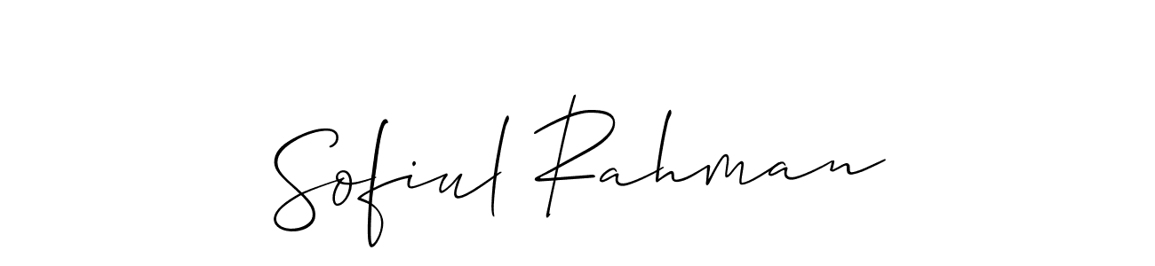 This is the best signature style for the Sofiul Rahman name. Also you like these signature font (Allison_Script). Mix name signature. Sofiul Rahman signature style 2 images and pictures png
