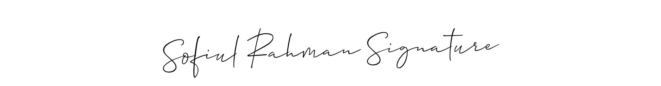 Make a beautiful signature design for name Sofiul Rahman Signature. Use this online signature maker to create a handwritten signature for free. Sofiul Rahman Signature signature style 2 images and pictures png