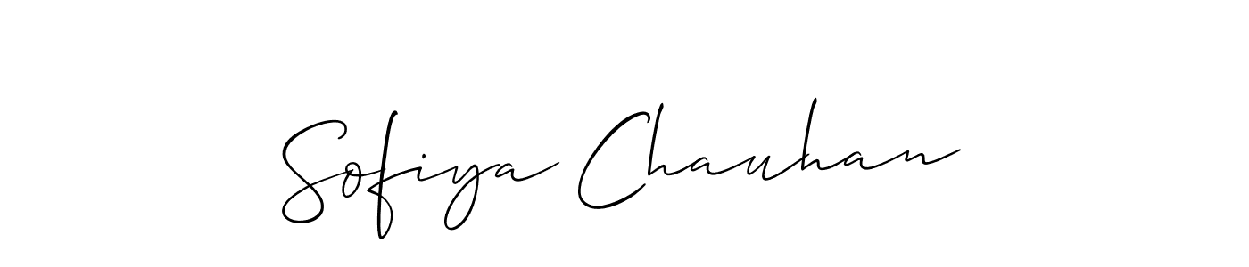 Also we have Sofiya Chauhan name is the best signature style. Create professional handwritten signature collection using Allison_Script autograph style. Sofiya Chauhan signature style 2 images and pictures png