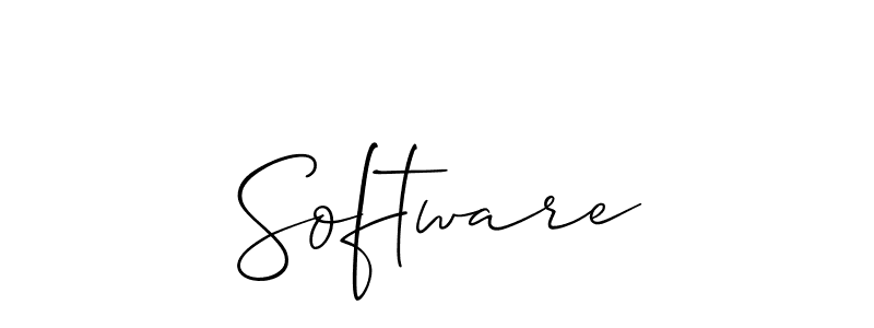 Similarly Allison_Script is the best handwritten signature design. Signature creator online .You can use it as an online autograph creator for name Software. Software signature style 2 images and pictures png