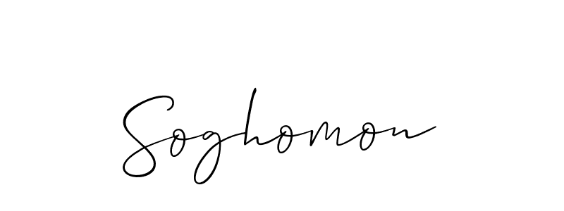 How to Draw Soghomon signature style? Allison_Script is a latest design signature styles for name Soghomon. Soghomon signature style 2 images and pictures png