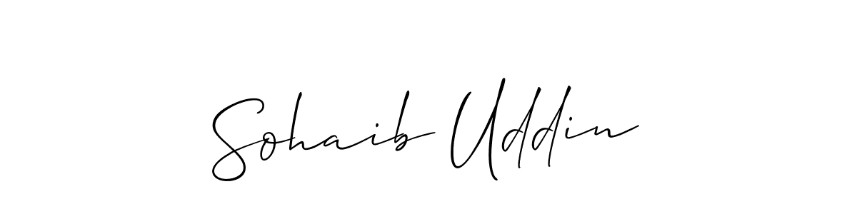 Also we have Sohaib Uddin name is the best signature style. Create professional handwritten signature collection using Allison_Script autograph style. Sohaib Uddin signature style 2 images and pictures png