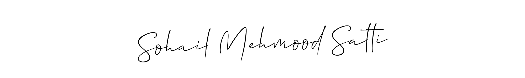Once you've used our free online signature maker to create your best signature Allison_Script style, it's time to enjoy all of the benefits that Sohail Mehmood Satti name signing documents. Sohail Mehmood Satti signature style 2 images and pictures png