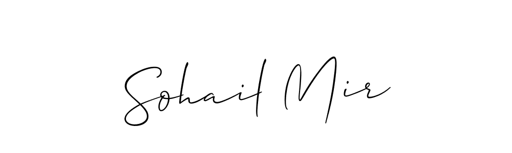 Make a beautiful signature design for name Sohail Mir. Use this online signature maker to create a handwritten signature for free. Sohail Mir signature style 2 images and pictures png