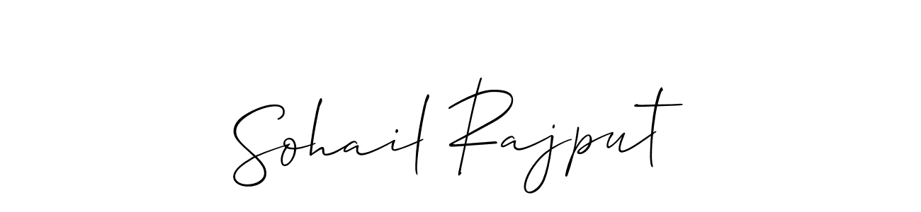 The best way (Allison_Script) to make a short signature is to pick only two or three words in your name. The name Sohail Rajput include a total of six letters. For converting this name. Sohail Rajput signature style 2 images and pictures png