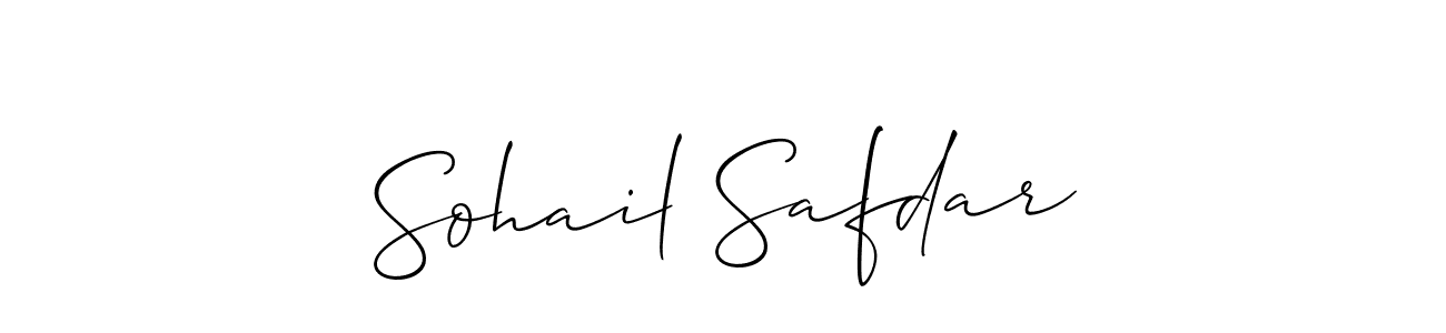 Also You can easily find your signature by using the search form. We will create Sohail Safdar name handwritten signature images for you free of cost using Allison_Script sign style. Sohail Safdar signature style 2 images and pictures png