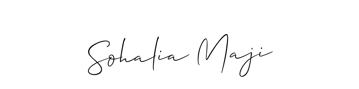 Check out images of Autograph of Sohalia Maji name. Actor Sohalia Maji Signature Style. Allison_Script is a professional sign style online. Sohalia Maji signature style 2 images and pictures png
