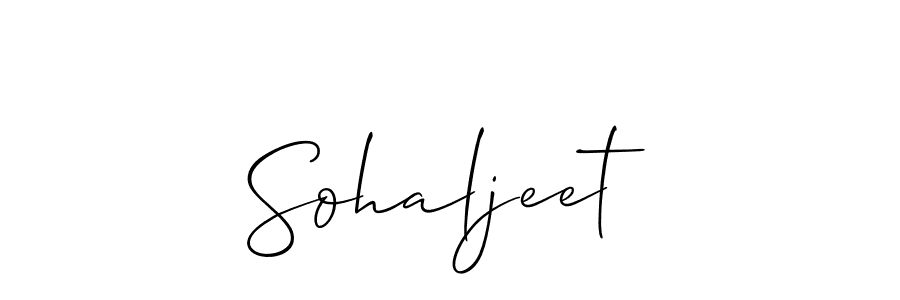 Make a short Sohaljeet signature style. Manage your documents anywhere anytime using Allison_Script. Create and add eSignatures, submit forms, share and send files easily. Sohaljeet signature style 2 images and pictures png