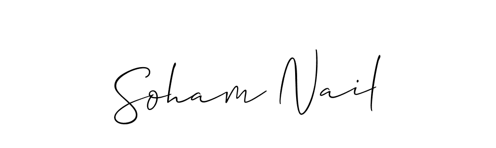 Here are the top 10 professional signature styles for the name Soham Nail. These are the best autograph styles you can use for your name. Soham Nail signature style 2 images and pictures png