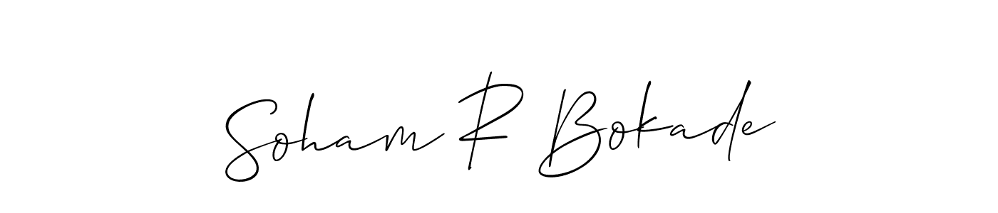 Once you've used our free online signature maker to create your best signature Allison_Script style, it's time to enjoy all of the benefits that Soham R Bokade name signing documents. Soham R Bokade signature style 2 images and pictures png