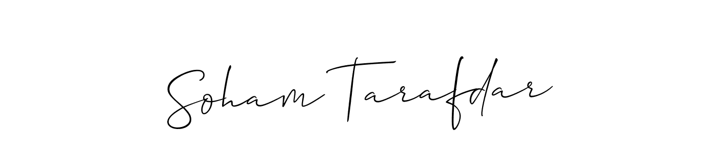 Make a short Soham Tarafdar signature style. Manage your documents anywhere anytime using Allison_Script. Create and add eSignatures, submit forms, share and send files easily. Soham Tarafdar signature style 2 images and pictures png