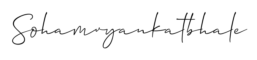 A dynamic signature style for Sohamvyankatbhale using Allison_Script script. Designed to look authentic, handwritten, and professional. Sohamvyankatbhale signature style 2 images and pictures png
