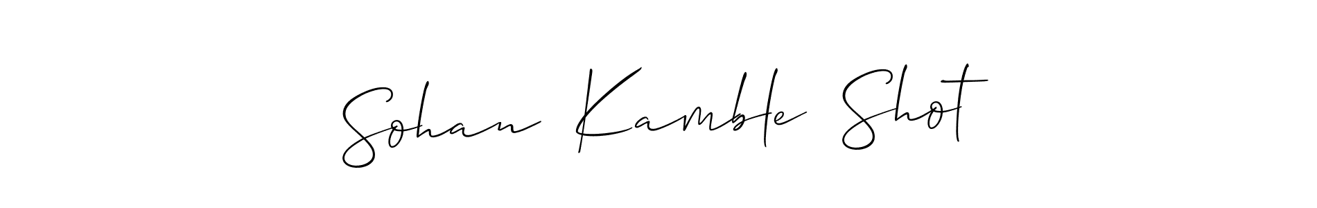 Best and Professional Signature Style for Sohan  Kamble  Shot. Allison_Script Best Signature Style Collection. Sohan  Kamble  Shot signature style 2 images and pictures png