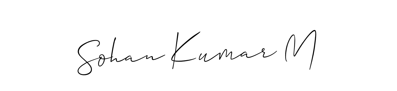 Once you've used our free online signature maker to create your best signature Allison_Script style, it's time to enjoy all of the benefits that Sohan Kumar M name signing documents. Sohan Kumar M signature style 2 images and pictures png