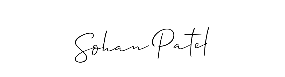 Best and Professional Signature Style for Sohan Patel. Allison_Script Best Signature Style Collection. Sohan Patel signature style 2 images and pictures png