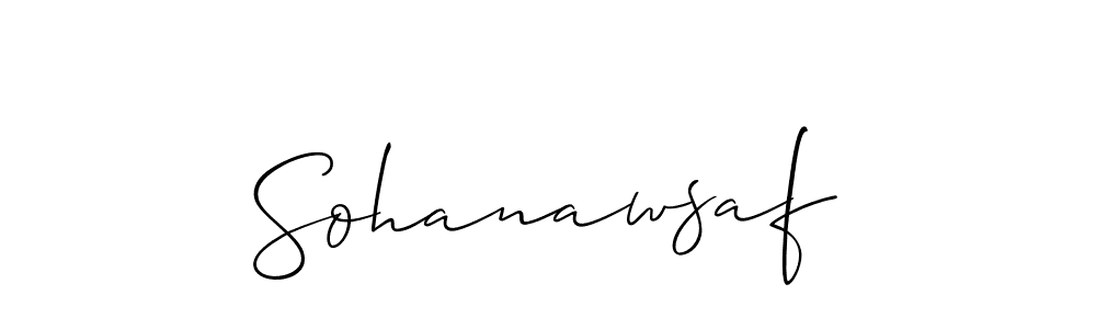 Make a beautiful signature design for name Sohanawsaf. With this signature (Allison_Script) style, you can create a handwritten signature for free. Sohanawsaf signature style 2 images and pictures png