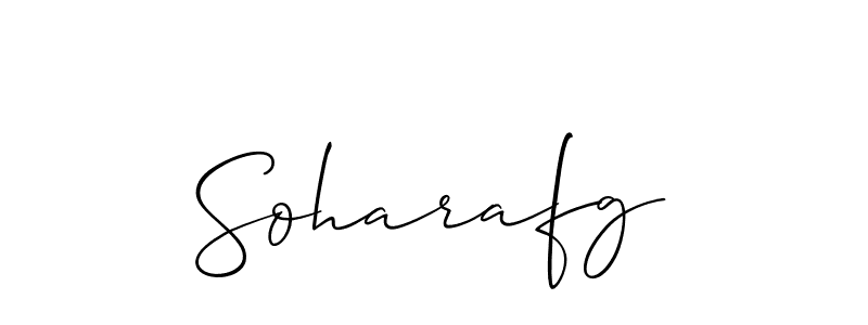 Make a beautiful signature design for name Soharafg. With this signature (Allison_Script) style, you can create a handwritten signature for free. Soharafg signature style 2 images and pictures png