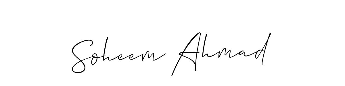 Check out images of Autograph of Soheem Ahmad name. Actor Soheem Ahmad Signature Style. Allison_Script is a professional sign style online. Soheem Ahmad signature style 2 images and pictures png