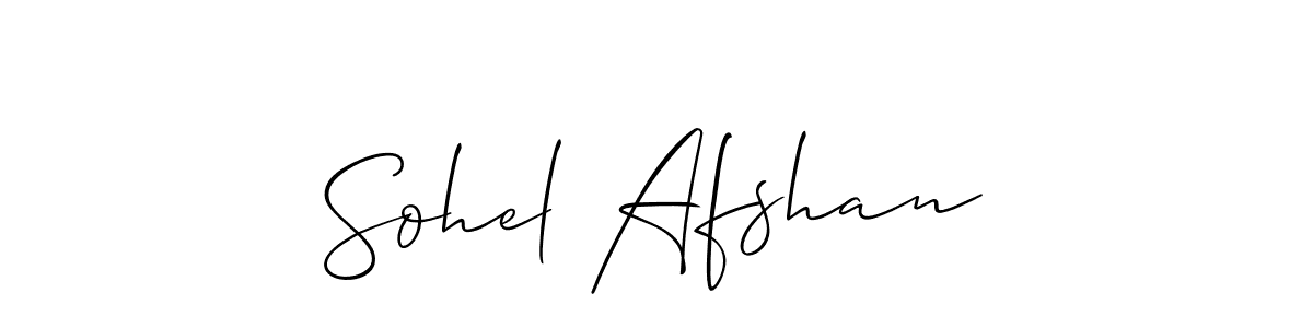 Create a beautiful signature design for name Sohel Afshan. With this signature (Allison_Script) fonts, you can make a handwritten signature for free. Sohel Afshan signature style 2 images and pictures png