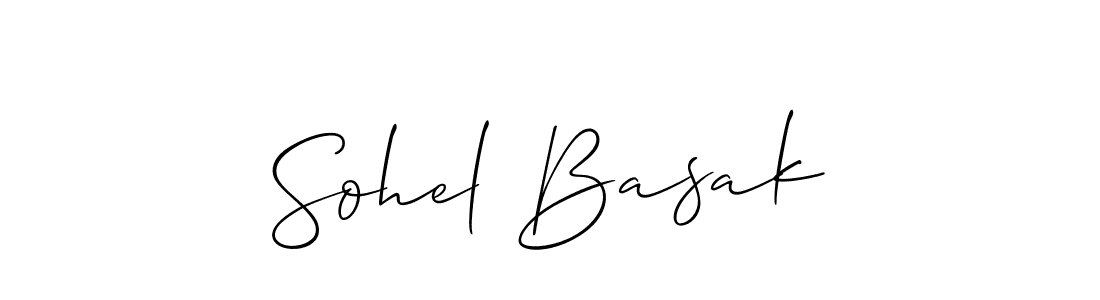 Also we have Sohel Basak name is the best signature style. Create professional handwritten signature collection using Allison_Script autograph style. Sohel Basak signature style 2 images and pictures png