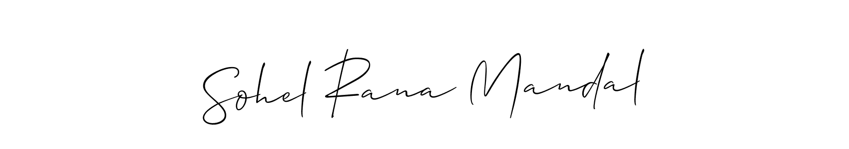 It looks lik you need a new signature style for name Sohel Rana Mandal. Design unique handwritten (Allison_Script) signature with our free signature maker in just a few clicks. Sohel Rana Mandal signature style 2 images and pictures png