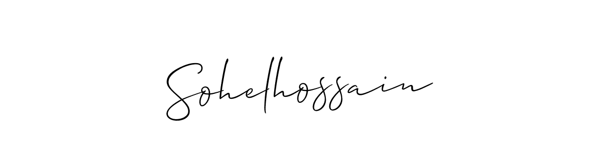 You should practise on your own different ways (Allison_Script) to write your name (Sohelhossain) in signature. don't let someone else do it for you. Sohelhossain signature style 2 images and pictures png