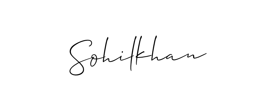 This is the best signature style for the Sohilkhan name. Also you like these signature font (Allison_Script). Mix name signature. Sohilkhan signature style 2 images and pictures png