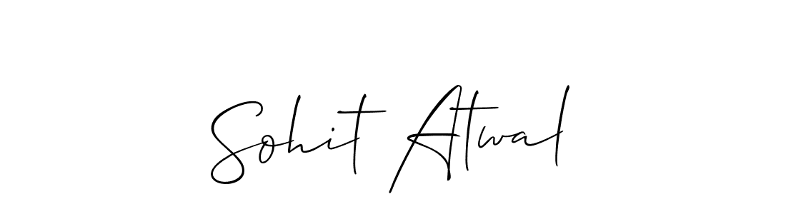 Create a beautiful signature design for name Sohit Atwal. With this signature (Allison_Script) fonts, you can make a handwritten signature for free. Sohit Atwal signature style 2 images and pictures png