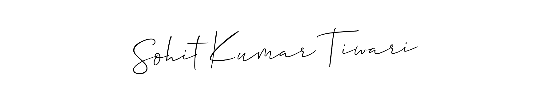 Sohit Kumar Tiwari stylish signature style. Best Handwritten Sign (Allison_Script) for my name. Handwritten Signature Collection Ideas for my name Sohit Kumar Tiwari. Sohit Kumar Tiwari signature style 2 images and pictures png