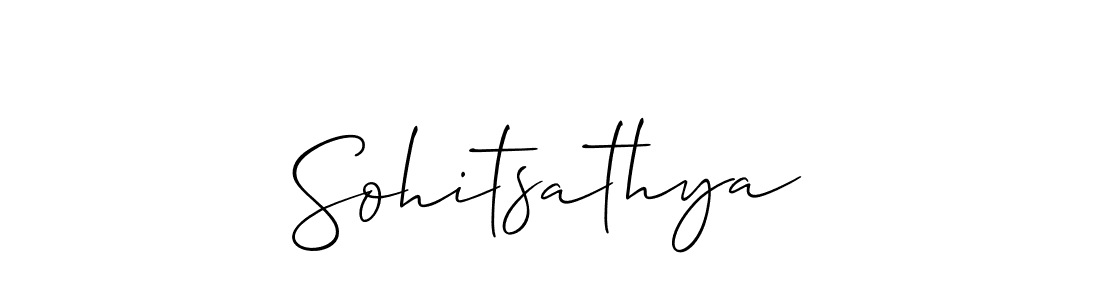 Sohitsathya stylish signature style. Best Handwritten Sign (Allison_Script) for my name. Handwritten Signature Collection Ideas for my name Sohitsathya. Sohitsathya signature style 2 images and pictures png