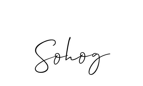 Also You can easily find your signature by using the search form. We will create Sohog name handwritten signature images for you free of cost using Allison_Script sign style. Sohog signature style 2 images and pictures png