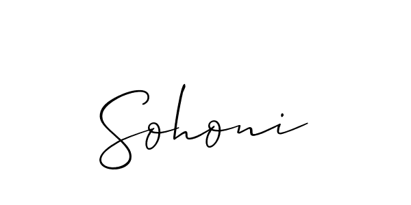 Once you've used our free online signature maker to create your best signature Allison_Script style, it's time to enjoy all of the benefits that Sohoni name signing documents. Sohoni signature style 2 images and pictures png