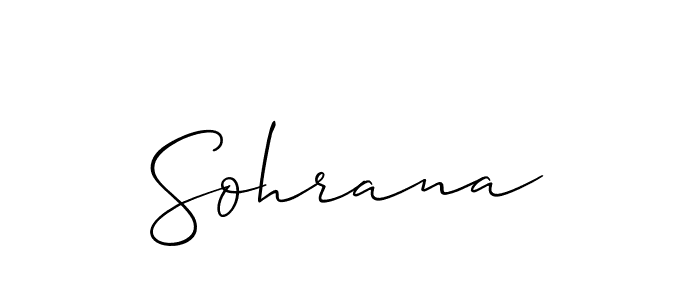Make a beautiful signature design for name Sohrana. Use this online signature maker to create a handwritten signature for free. Sohrana signature style 2 images and pictures png
