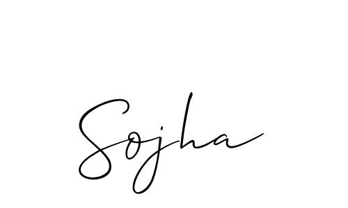 How to Draw Sojha signature style? Allison_Script is a latest design signature styles for name Sojha. Sojha signature style 2 images and pictures png