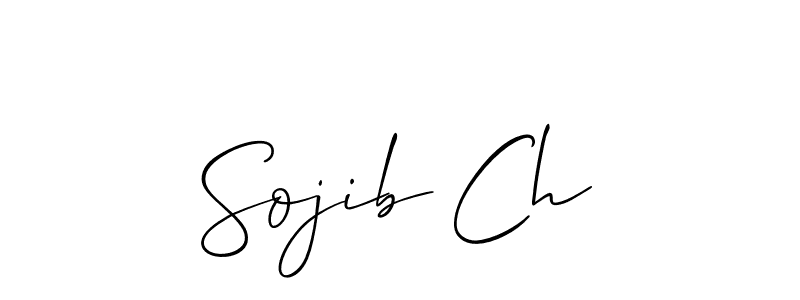 Best and Professional Signature Style for Sojib Ch. Allison_Script Best Signature Style Collection. Sojib Ch signature style 2 images and pictures png