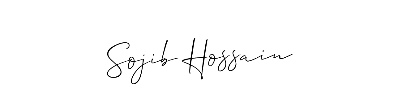 Similarly Allison_Script is the best handwritten signature design. Signature creator online .You can use it as an online autograph creator for name Sojib Hossain. Sojib Hossain signature style 2 images and pictures png