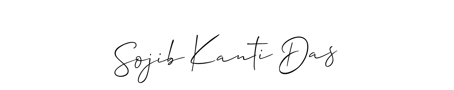 Also we have Sojib Kanti Das name is the best signature style. Create professional handwritten signature collection using Allison_Script autograph style. Sojib Kanti Das signature style 2 images and pictures png