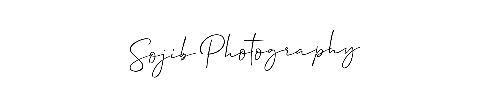 The best way (Allison_Script) to make a short signature is to pick only two or three words in your name. The name Sojib Photography include a total of six letters. For converting this name. Sojib Photography signature style 2 images and pictures png