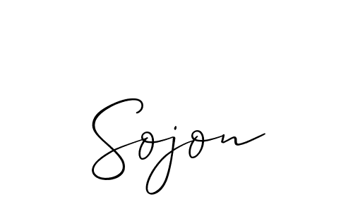 if you are searching for the best signature style for your name Sojon. so please give up your signature search. here we have designed multiple signature styles  using Allison_Script. Sojon signature style 2 images and pictures png